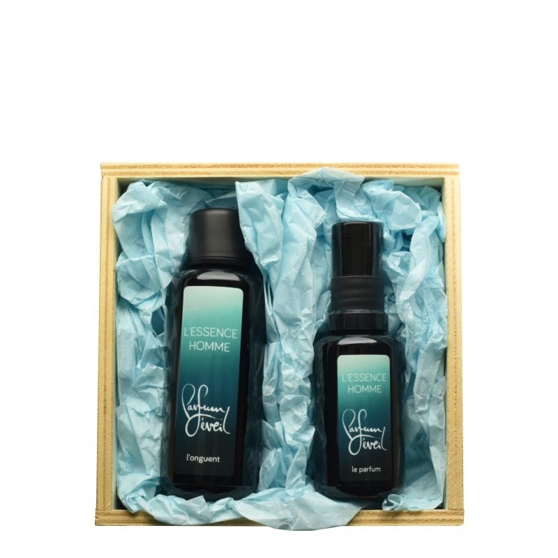 set Essence Homme, soin corps et ame, parfum d'Éveil